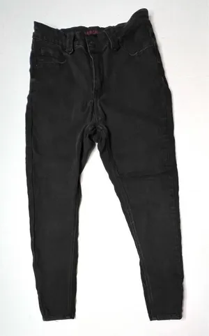 Haute Curve Skinny Ankle High Rise Stretch Black Jean sz 14 Y2k Hipster‎ thumbnail 1