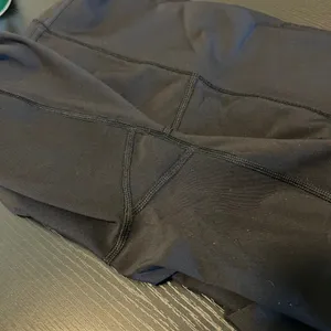 Lululemon‎ Black Squad Goals High Rise Cropped Leggings Training Yoga 10 thumbnail 11