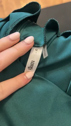 Glam Green Mini Dress thumbnail 3