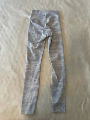 Lululemon White Ribbed Camo Leggings thumbnail 3