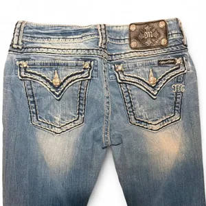 Miss Me Jeans Size 27 Low Rise Bootcut J55014B32Y Y2K Western Flap Pocket thumbnail 5