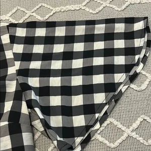 a new day Black and White Gingham Blouse thumbnail 5
