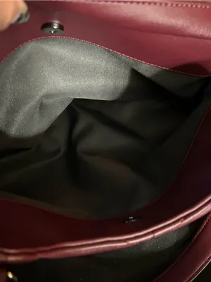 Simply Vera Vera Wang Women’s Quilted Burgundy Satchel thumbnail 13