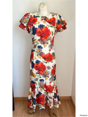 Tuckernuck Crimson Poppy Cotton Linen Elodie Dress thumbnail 3