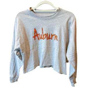 Boxercraft Auburn Tigers Cropped Boxy Tee – Women’s Small Heather Gray 🐯🧡 thumbnail 11