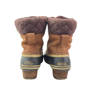 Sorel Slimpack II Women's Brown Suede Waterproof Lace Up Insulated Duck Boots 8 thumbnail 3