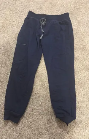 FIGS Navy Jogger Pants thumbnail 1