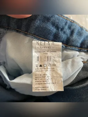 Refka Casual NWT Classic Navy Denim Jeans thumbnail 5