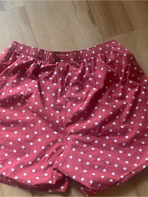 Ralph Lauren Red White Polka Dot Cotton Boxers Medium thumbnail 5