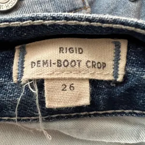 881 | Madewell Rigid Demi-Boot Crop Distressed‎ High Rise Jeans Blue Womens 26 thumbnail 5