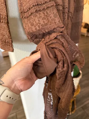 Boho Lace Maxi Boutique Dress thumbnail 5