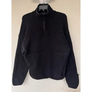Skims Cozy Knit Hoodie Oversized Pullover Onyx Black Womens L/XL Lounge Hike Run thumbnail 3