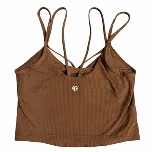 Lululemon Align Strappy Ribbed Tank Top Java Size 2 thumbnail 3