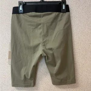 Fear Of God Essentials Green Biker‎ Shorts Women's Size XXS NWT thumbnail 3