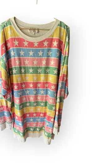 Wildfox oversized lounge long sleeve tshirt thumbnail 1