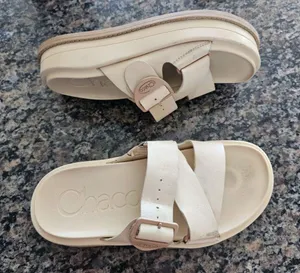 Chacos Platform Leather Slides thumbnail 2
