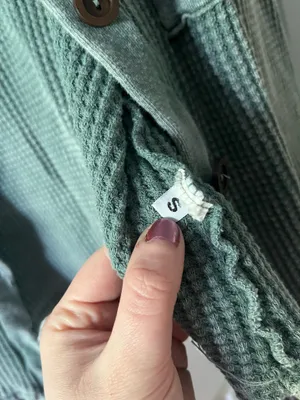 Bucket List Shacket Green thumbnail 4