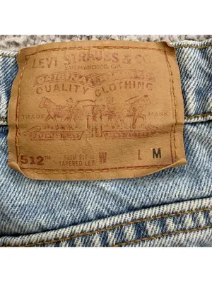 Vintage 90s Levis 512 Slim Fit Tapered Leg Jeans USA Made High Rise Womens 29x30 thumbnail 5