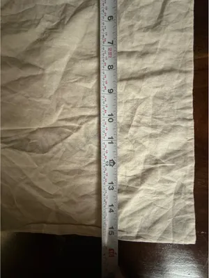 Madewell Drawstring Dust Bag - Beige Cotton Storage Pouch thumbnail 6