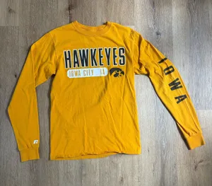 University of Iowa Hawkeyes Mustard Yellow Long Sleeve thumbnail 1
