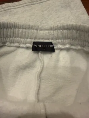 white fox sweatpants thumbnail 2
