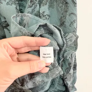 Ivy Jane Toile Ruffle Hem Cotton Blouse – Small thumbnail 7