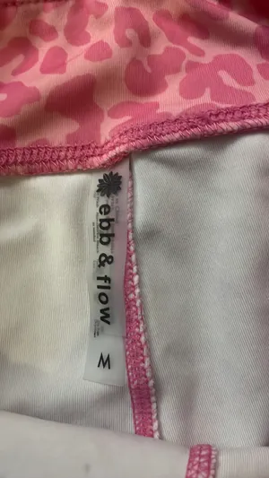 Ebb & Flow Pink cheetah print shorts thumbnail 3