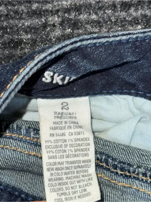 VTG Y2K American Eagle Ultra Low Rise Micro Mini Jean Shorts 2 Grunge Preppy thumbnail 7