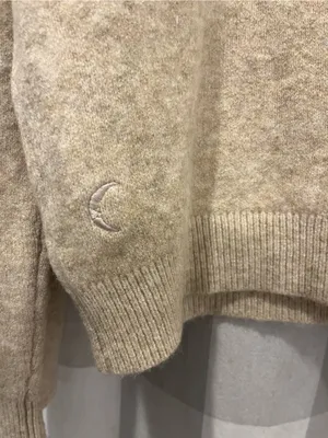 ZYIA Women's V-Neck Sweater in Light Tan thumbnail 6