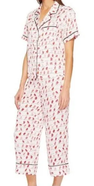 Kate Spade lipstick swatch pajama set thumbnail 1