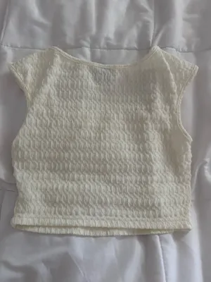 SHEIN Off-White Shirt  thumbnail 2