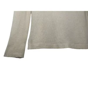 VKOO Cashmere Sheer Turtleneck Sweater 90s Minimalist M thumbnail 4