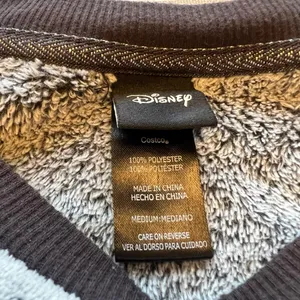 Disney Gray Mickey Mouse Plush Sweater Top thumbnail 10