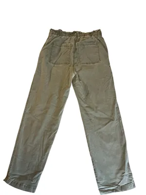 Universal Threads High-Rise Paperbag Waist Utility Pants - Olive Green - Size 12 thumbnail 2