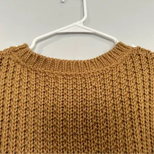 Anthropologie Sparrow Womens Colorblock Striped Chunky Knit Olaf Sweater Medium thumbnail 5