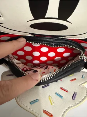 Loungefly Disney Minnie Mouse "Oh My" Cosplay Sweets Sprinkle Cupcake Backpack thumbnail 12