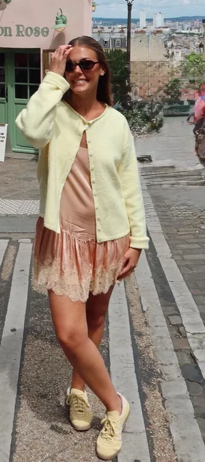 Pink Satin ZARA Dress thumbnail 1