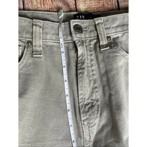 Gap High Rise Wide Leg Tan Jeans Size 4R/27 thumbnail 3