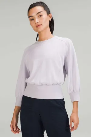 Lululemon Softstreme Ribbed-Hem Pullover Faint Lavender Purple Sweatshirt 8 thumbnail 1