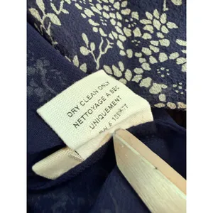 Ulla Johnson Samira Dress Silk Floral Drop Waist Mini Dress Bleu Blue Size 10 thumbnail 6