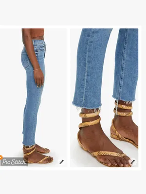 Mother The Mid Rise Dazzler Ankle Fray Riding The Cliffside thumbnail 3