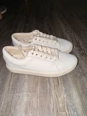Sam Edelman Leather Sneakers White thumbnail 2