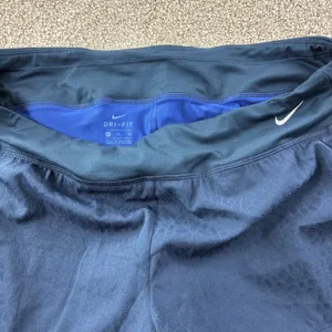 Nike Dri Fit Womens XL Running Short Blue Drawstring Athletic Active Performance thumbnail 2