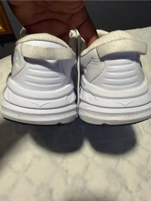 Hoka Bondi SR White Women's Plush Cushion Running Sneakers size 8.5 thumbnail 4