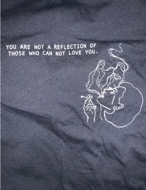 Boys Lie Embroidered Baby Tee thumbnail 2
