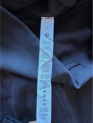 Lululemon Wunder Train High Rise 23” Black Size 6 NWT thumbnail 6