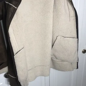 Prana Women’s Faux Suede Full Zip Sherpa Jacket Coat Small Excellent Condition thumbnail 13