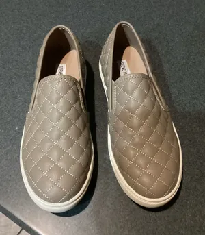 Steve Madden Quilted Slip-On Sneakers - Taupe/White thumbnail 1