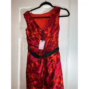 Sexy silky size 6 red dress coast thumbnail 2