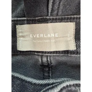 Everlane The Curvy Cheeky Jean 32 Ankle Washed Charcoal Stretch Comfort Cotton thumbnail 4
